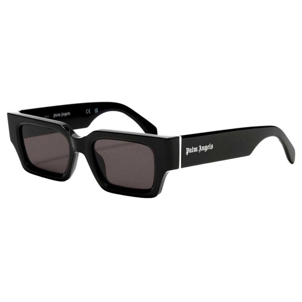 Palm Angels Mens Hyde Rectangle Sunglasses / Black/Dark Grey